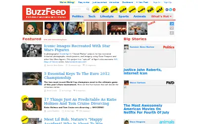 buzzfeed.com in 2012
