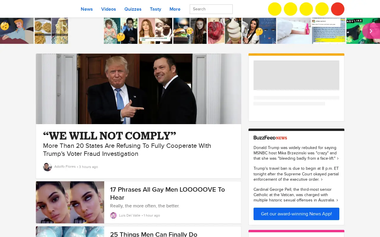 buzzfeed.com in 2017