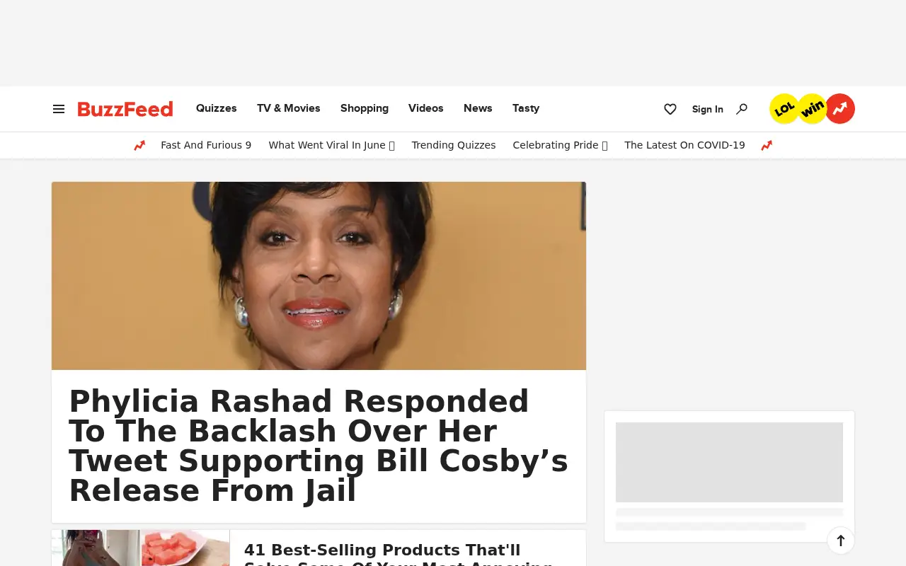 buzzfeed.com in 2021
