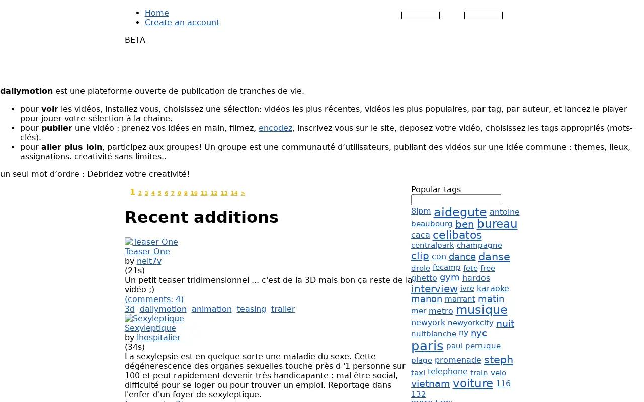 dailymotion.com on April 7, 2005