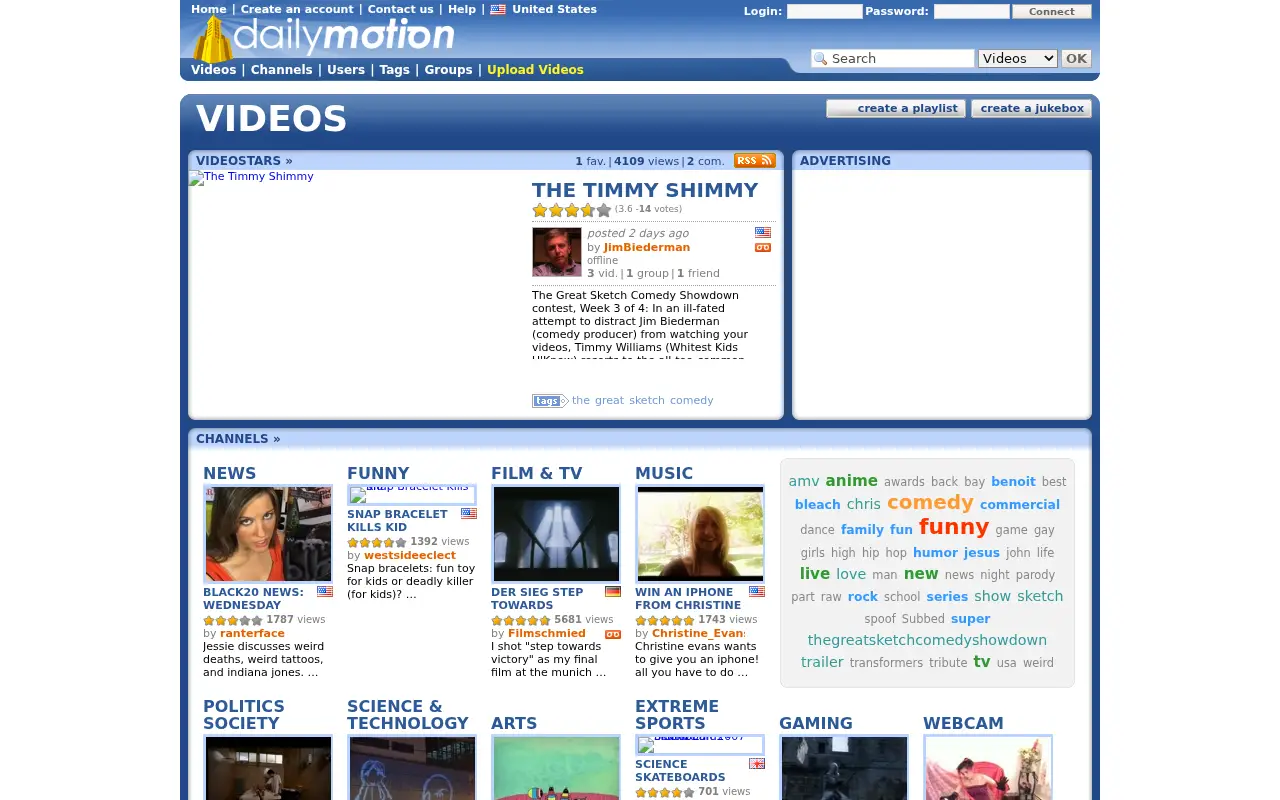 dailymotion.com in 2007