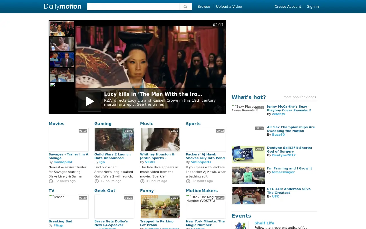 dailymotion.com on June 30, 2012