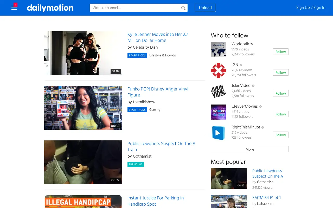 dailymotion.com in 2015