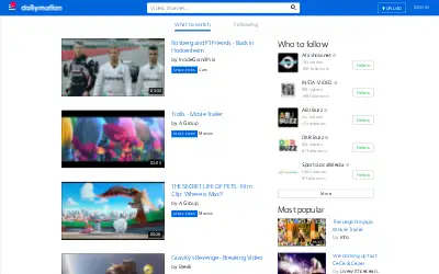 dailymotion.com in 2016