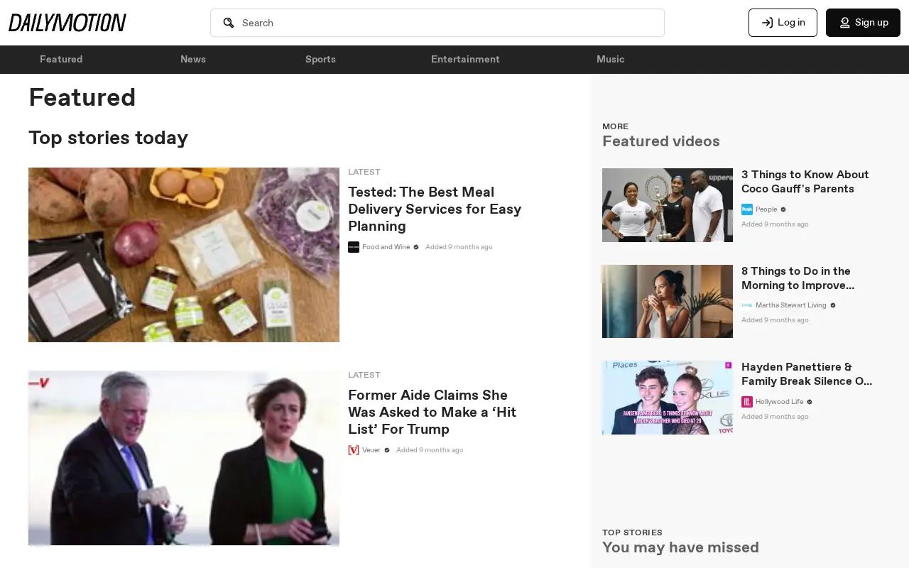 dailymotion.com in 2024