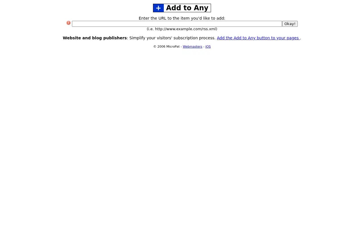 addtoany.com in 2006