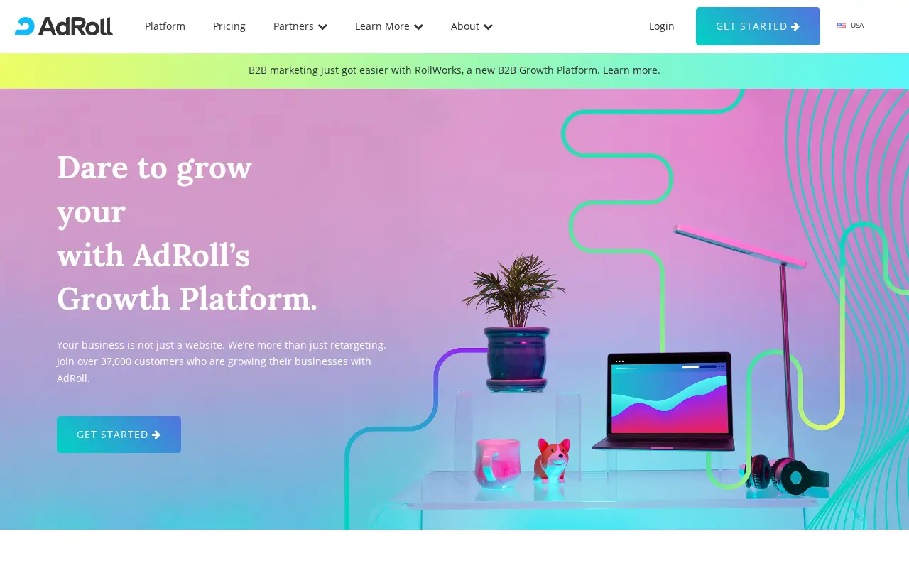 adroll.com on July 1, 2018