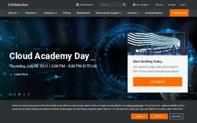 aliyun.com in 2021
