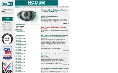 eset.com in 2005