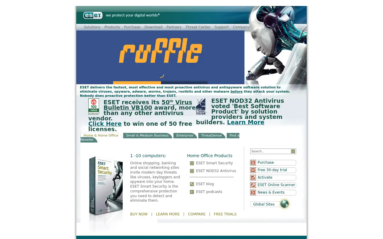 eset.com in 2008