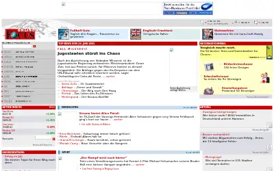 focus.de in 2001