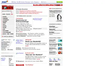 focus.de in 2005