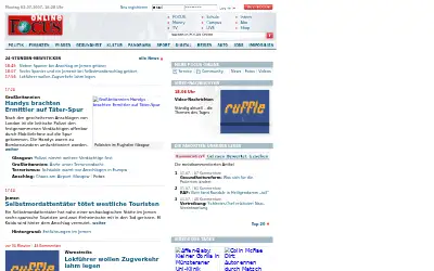focus.de in 2007