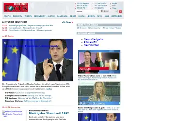 focus.de in 2008