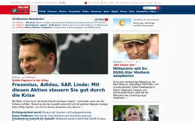 focus.de in 2012