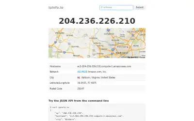 ipinfo.io in 2015