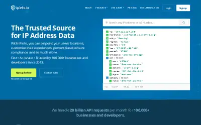ipinfo.io in 2020