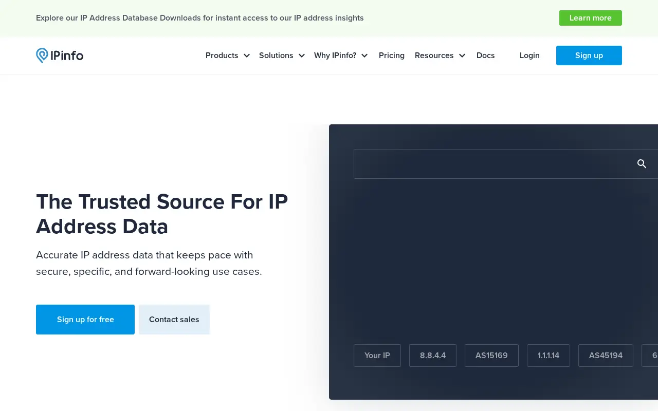 ipinfo.io on June 30, 2024