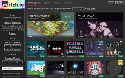 itch.io in 2015