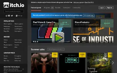itch.io in 2017