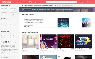 itch.io in 2018