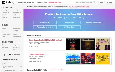 itch.io in 2024