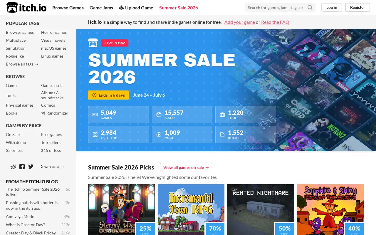 itch.io in 2026