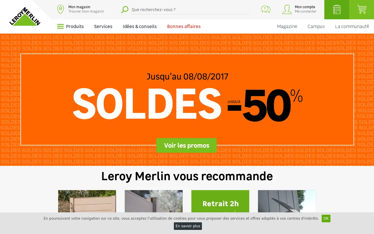leroymerlin.fr in 2017