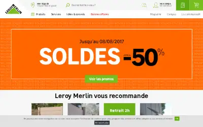 leroymerlin.fr in 2017