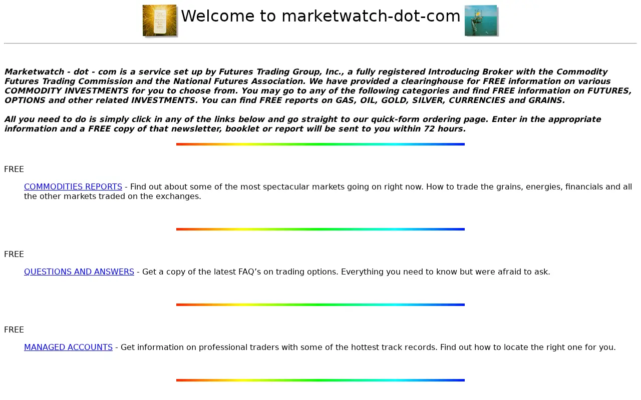 marketwatch.com in 1996