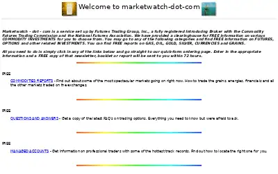 marketwatch.com in 1996