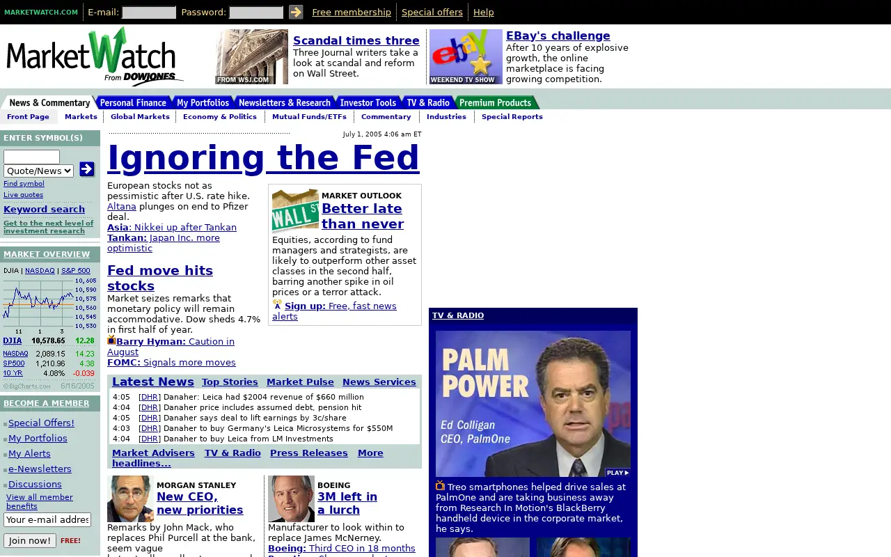 marketwatch.com in 2005