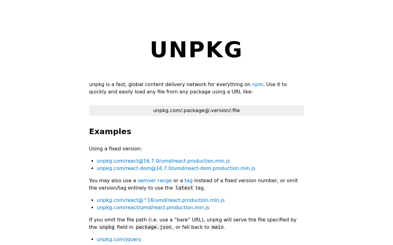 unpkg.com in 2024