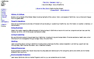 ca.gov in 1999