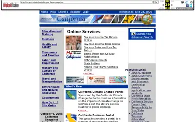 ca.gov in 2006