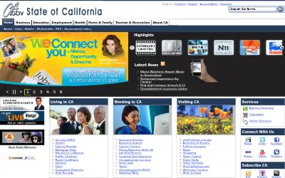 ca.gov in 2009