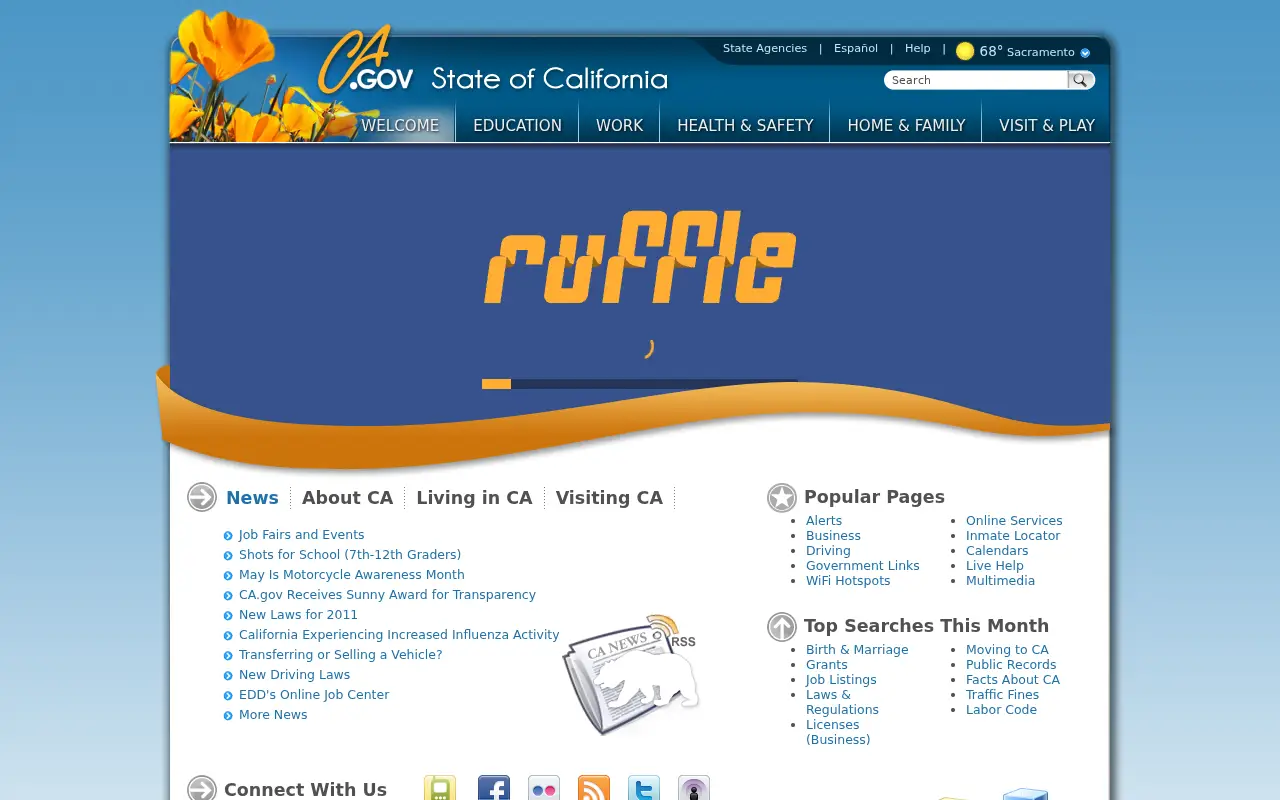 ca.gov on July 1, 2011