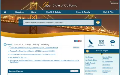 ca.gov in 2015