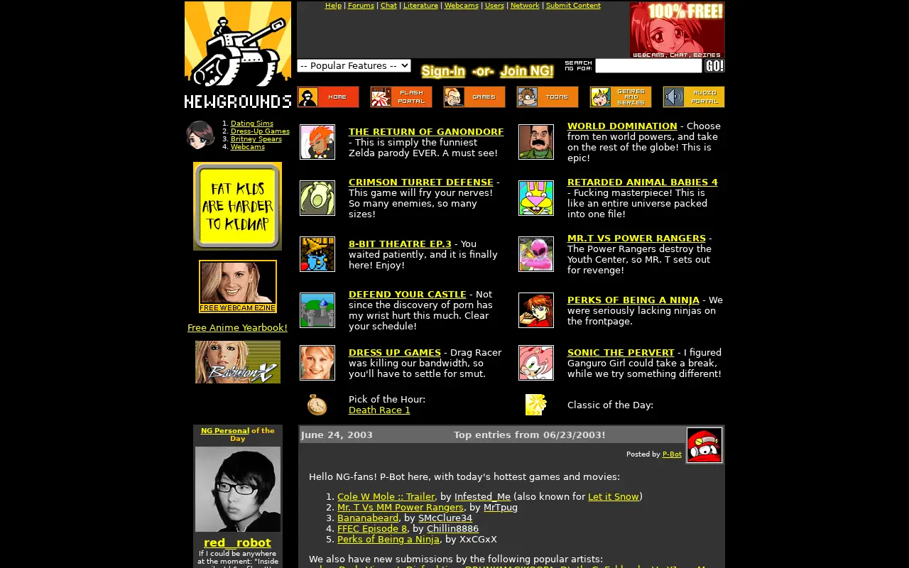 newgrounds.com on June 25, 2003