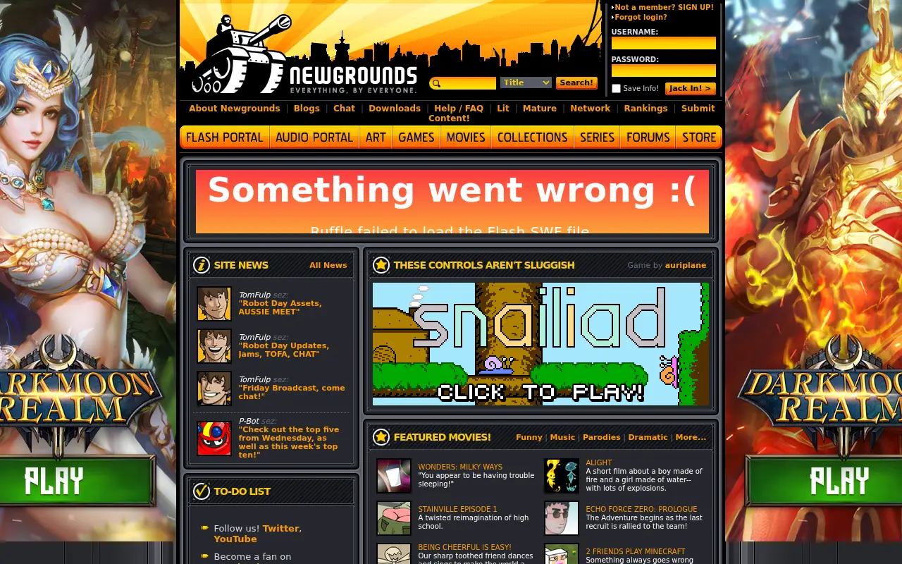 newgrounds.com in 2011