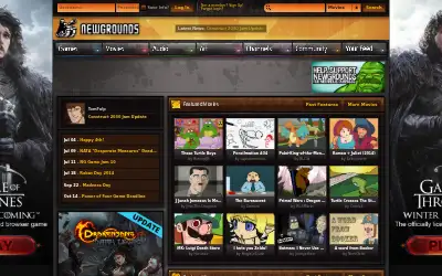 newgrounds.com in 2014