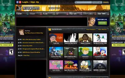 newgrounds.com in 2015