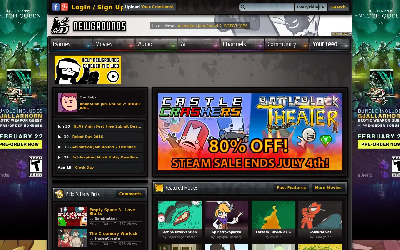 newgrounds.com on June 30, 2016