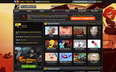 newgrounds.com in 2017