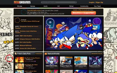 newgrounds.com in 2024