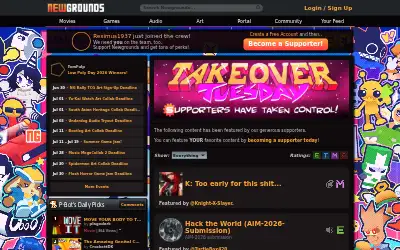 newgrounds.com in 2026