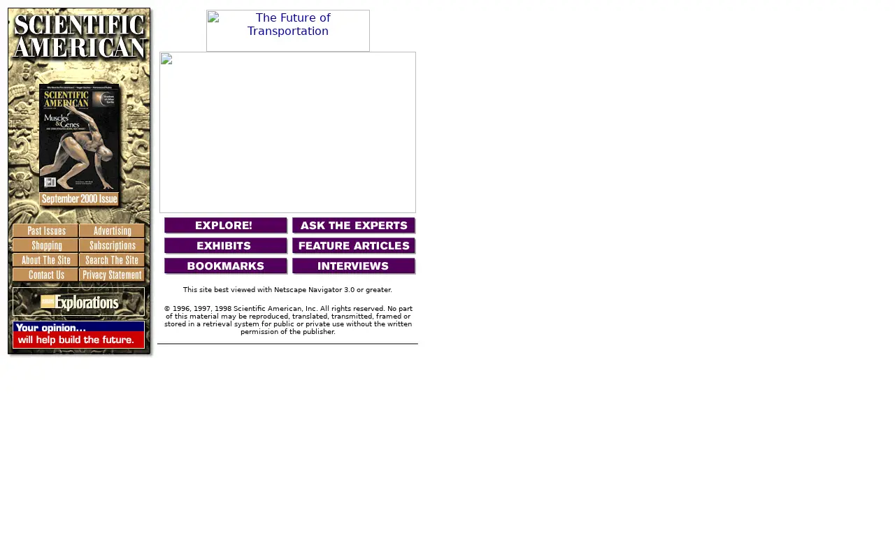 scientificamerican.com in 1998