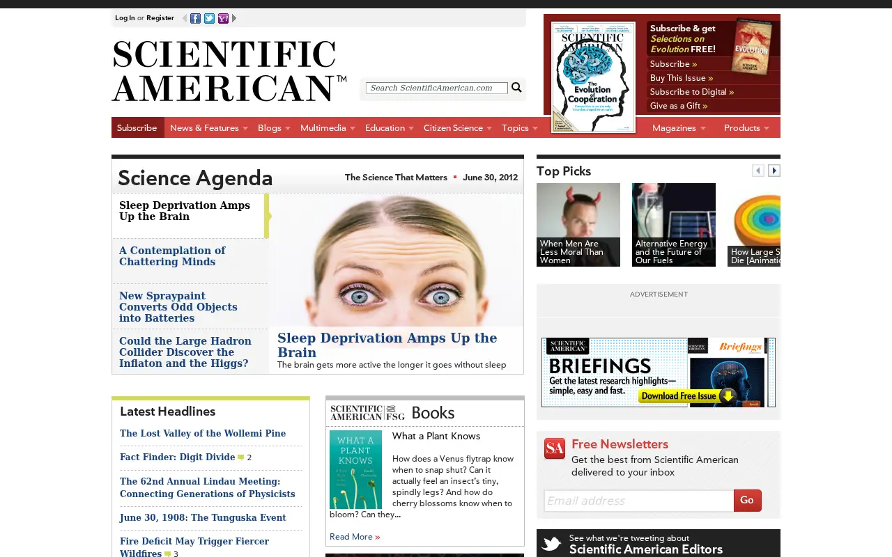 scientificamerican.com on July 1, 2012