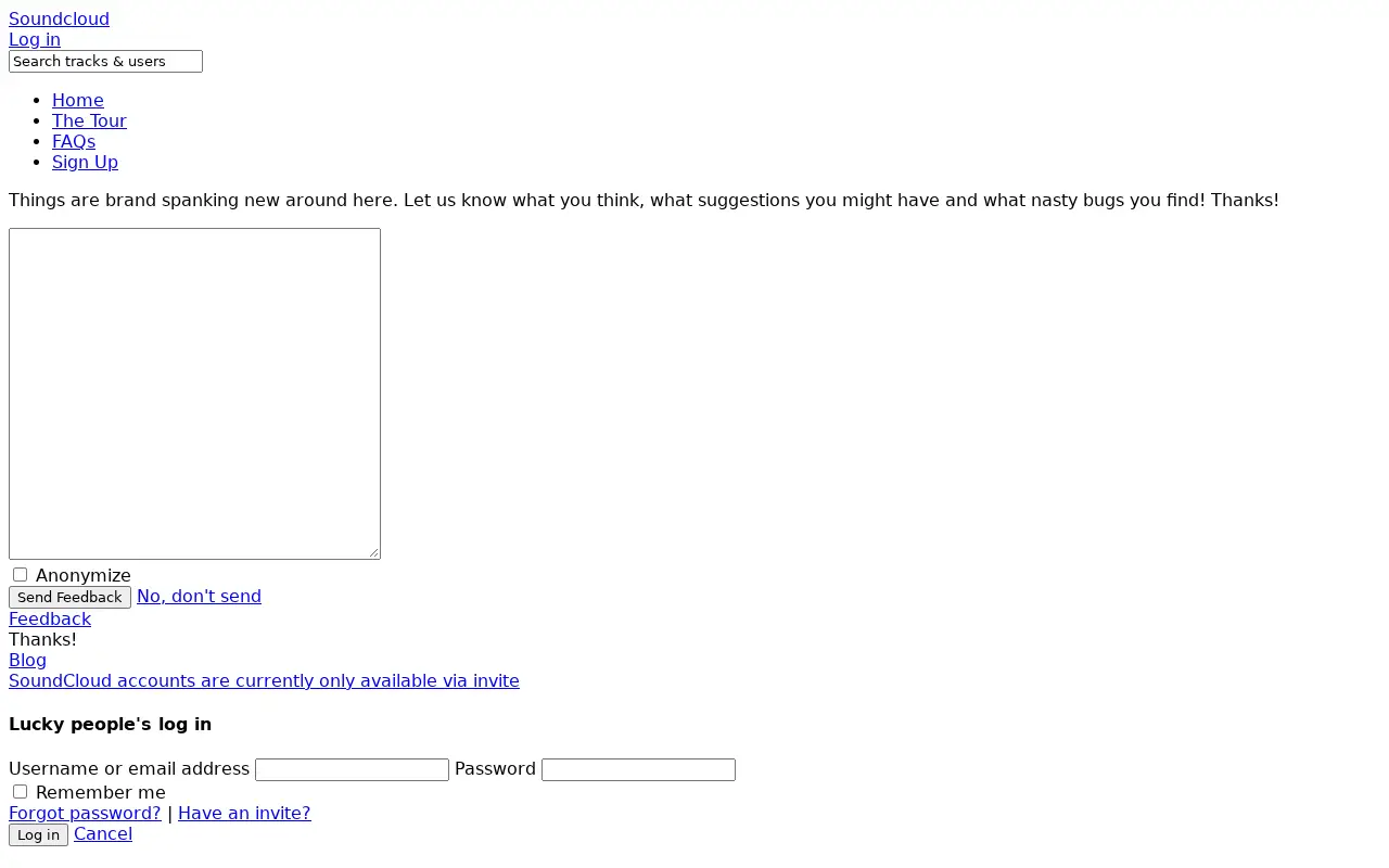 soundcloud.com on July 1, 2008