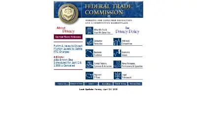 ftc.gov in 1999